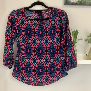 Peach love cream California blouse